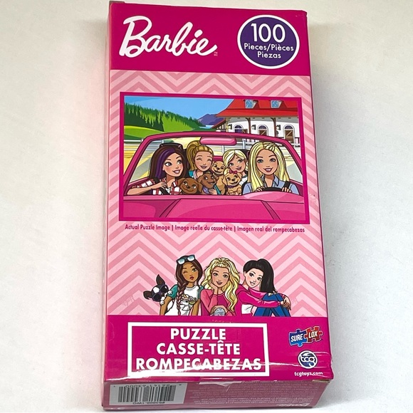 TCG Toys Sure Lox Barbie 100 Pieces Jigsaw Puzzle New In Box Age 3+ - Picture 10 of 14